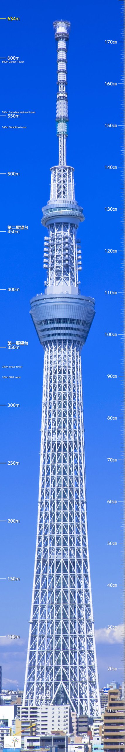 Amazon.co.jp: ポスター 東京スカイツリー ジャンボ身長計 JSX-1001