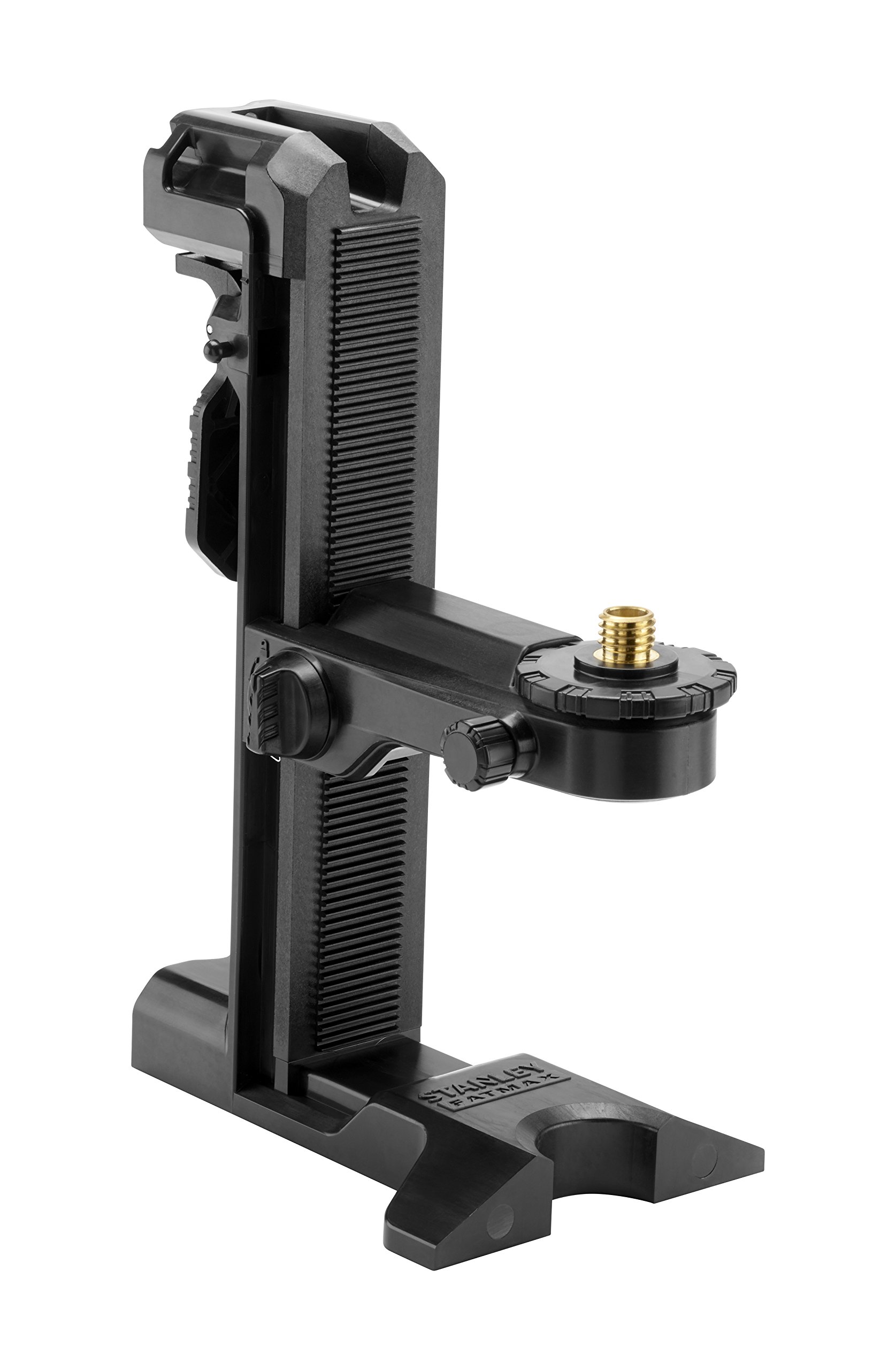 STANLEY Fmht1 – 77435 Support Magnétique Pour Niveaux Laser Gamme FATMAX - Plateforme Pivotante -Mécanisme De Serrage - Ceinture