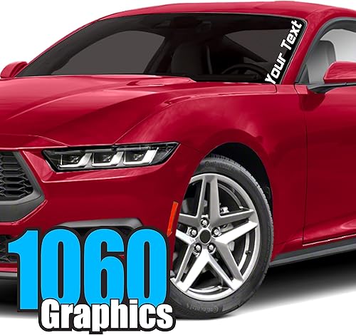 Miniatura 2 de 1060 Graphics - Letras de vinilo personalizables de 4 pulgadas de alto, para tu automóvil, camión, parabrisas, puerta, ventana, letrero (letras y