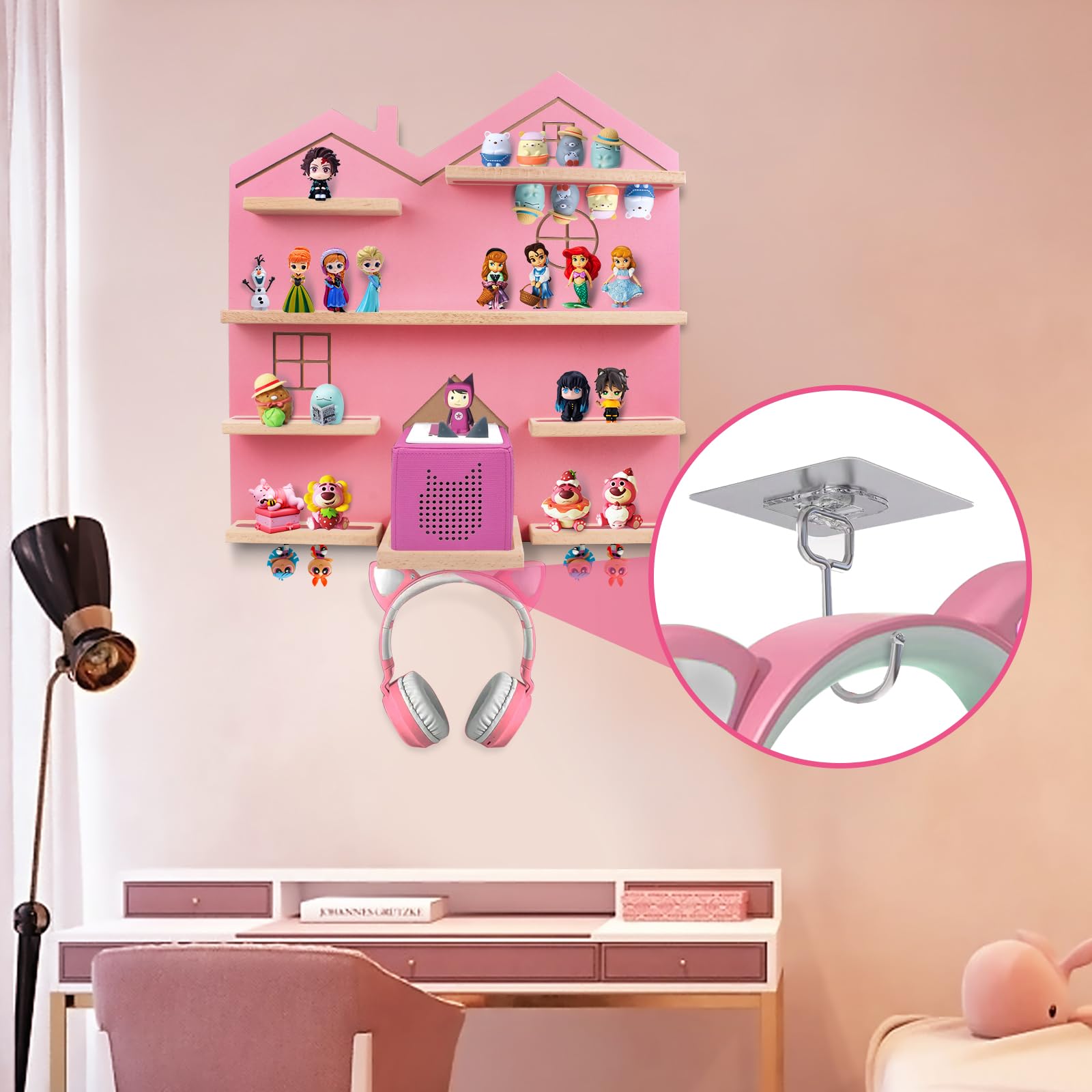 Étagère Magnétique Pour Toniebox - Rangement Figurines Tonie, Montage Murale Facile - 5