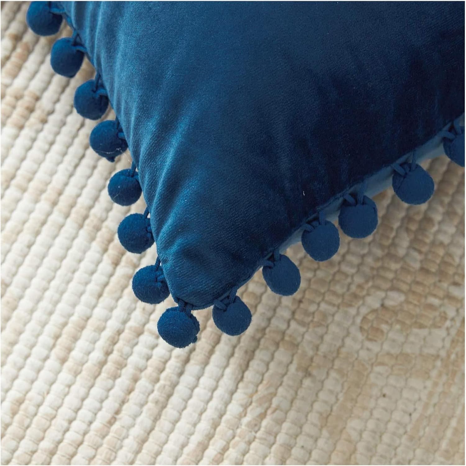 HBJWOV Cushion Cover Decorative Pillows Throw Pillow Case Soft Solid Colors Home Decor Living Room Sofa Seat Coffee(D)