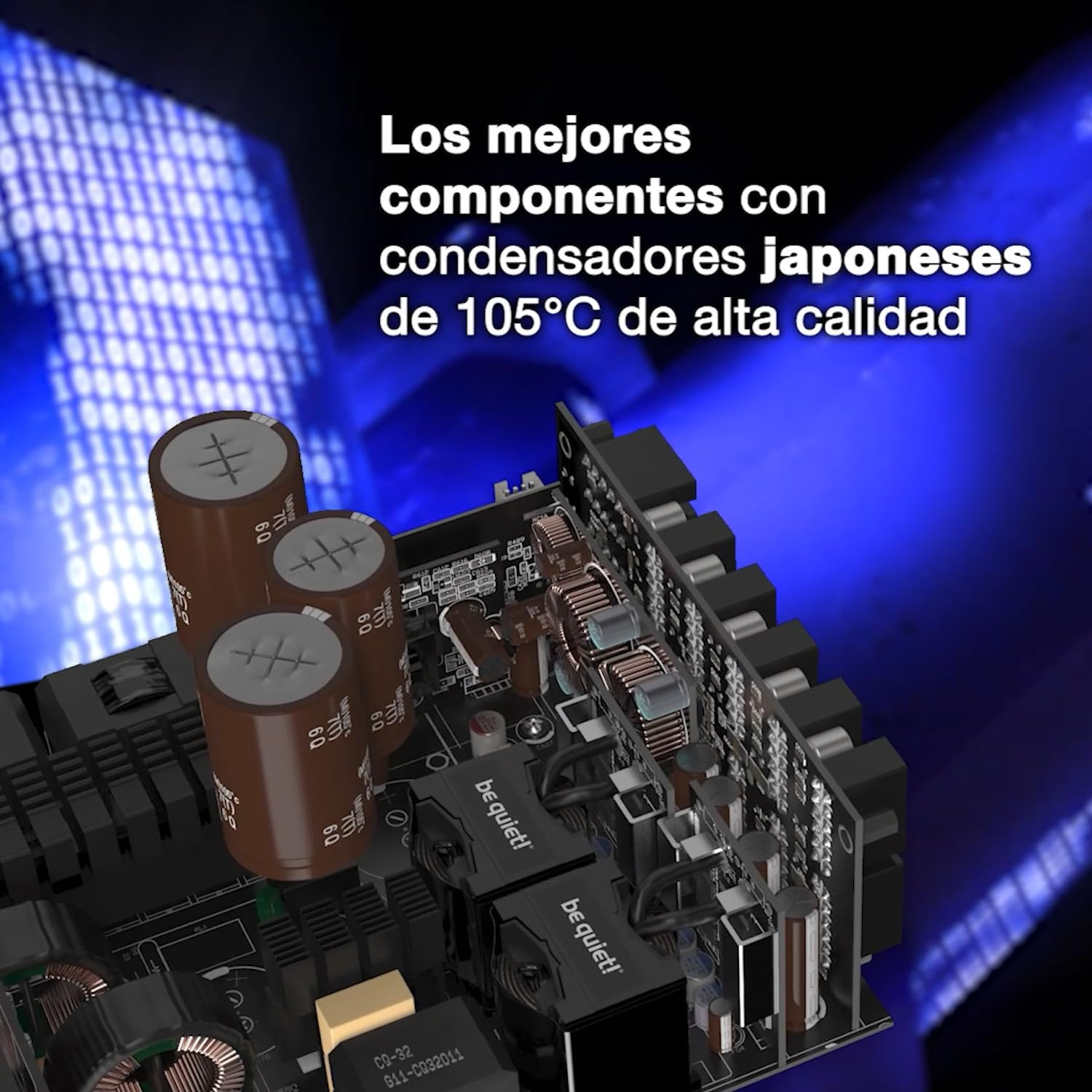 be quiet! Dark Power Pro 13 1600 W Fuente de alimentacion, ATX 3.1, 80 Plus® Titanium, Control Totalmente Digital, Ventilador Silent Wings, ATX 3.1 Totalmente Compatible con GPU PCIe 5.1, BN332