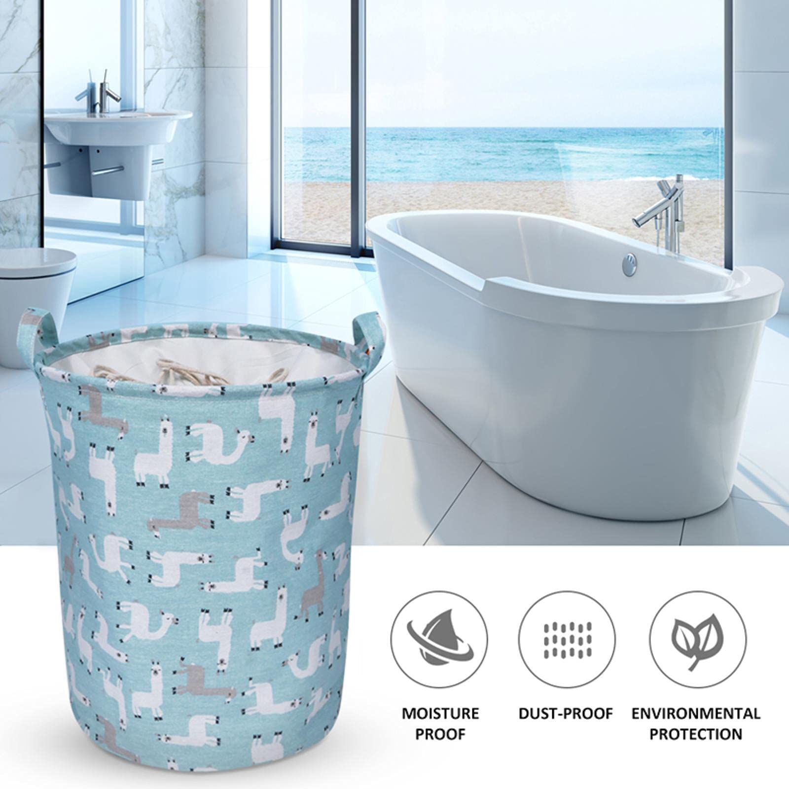 Paniers À Linge Noirs Avec Couvercle  Xl 100 L  Grand Panier À Linge Avec Poignées  Paniers