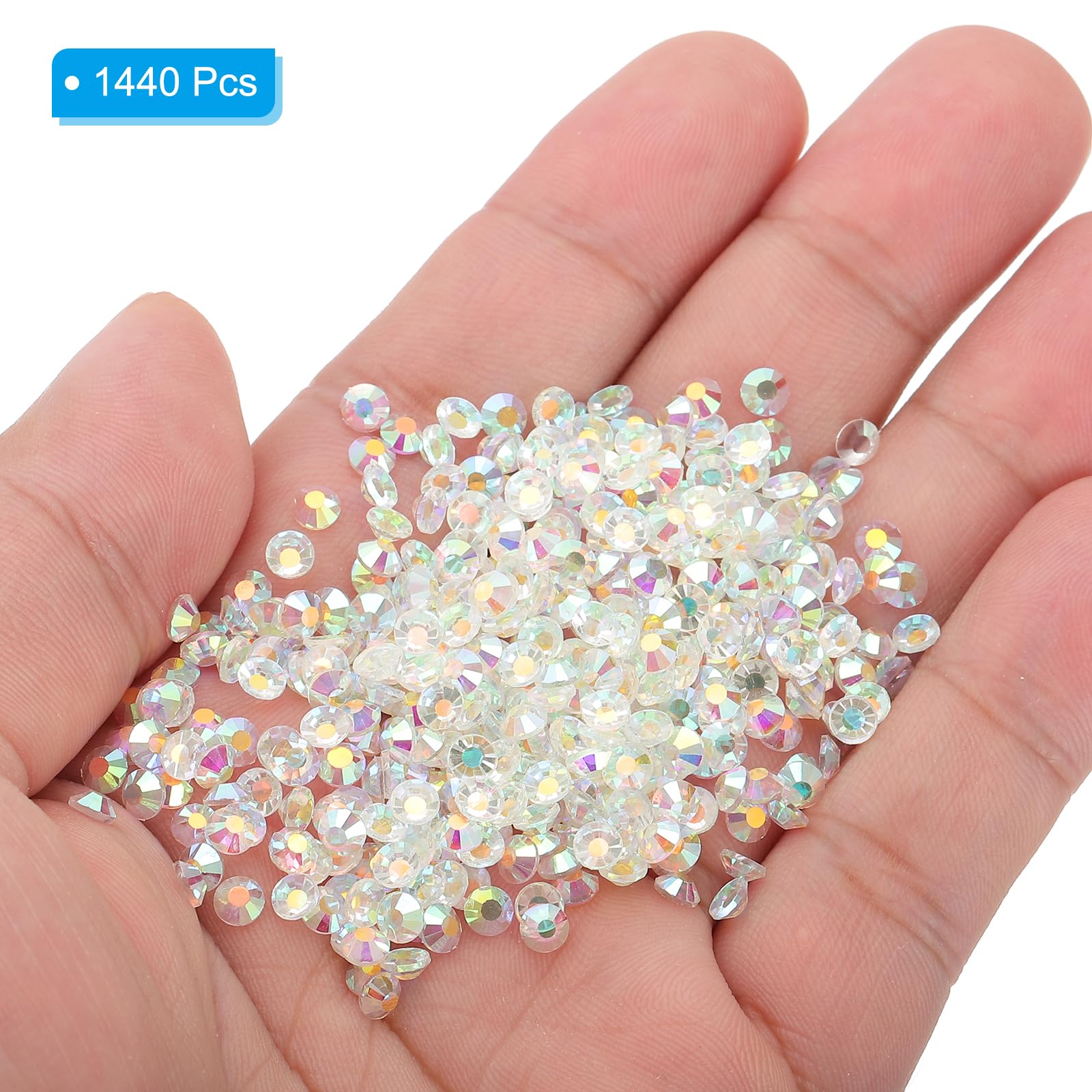 PATIKIL SS16/1440Pcs Glass Diamante Rhinestone - Image 4