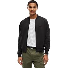 Tommy Hilfiger Men's Medium Weight Cotton Zip Through Bomber Sweatshirt