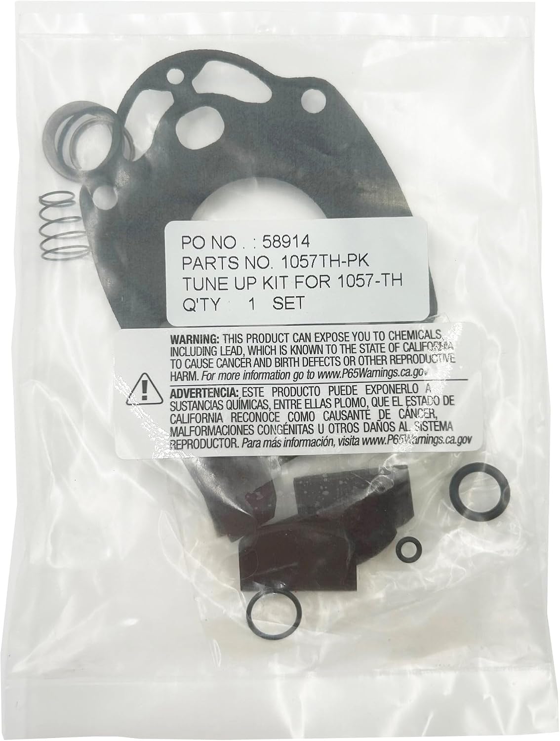 AIRCAT 1057-TH 1/2" Stubby Impact Wrench Tune Up Kit | Precision-Engineered Tune Up Kit Crafted for Durability and Reliability, Maintains Peak Power and Efficiency
