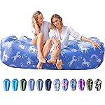 AlphaBeing Inflatable Lounger Beach Chair Accessories, Air Sofa Hammock Inflatable Couch for Camping Backyard Lakeside with Compression Sacks, Ideal Outdoor Gifts for Adults