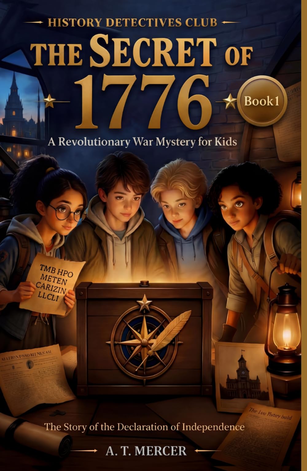 The Secret of 1776: The Story of the Declaration of Independence — A Revolutionary War Adventure for Kids 7+ with Hidden Codes, Secret Messages & American History Mysteries (History Detectives Club)