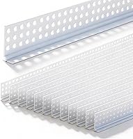 Sasylvia 12-Pack 7ft Vinyl Drywall Corner Bead Kit for 1/2" Shower Walls - Moisture-Resistant, Easy Install