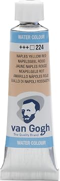 Van Gogh Watercolor Paint, 10ml Tube, Naples Yellow Red 224