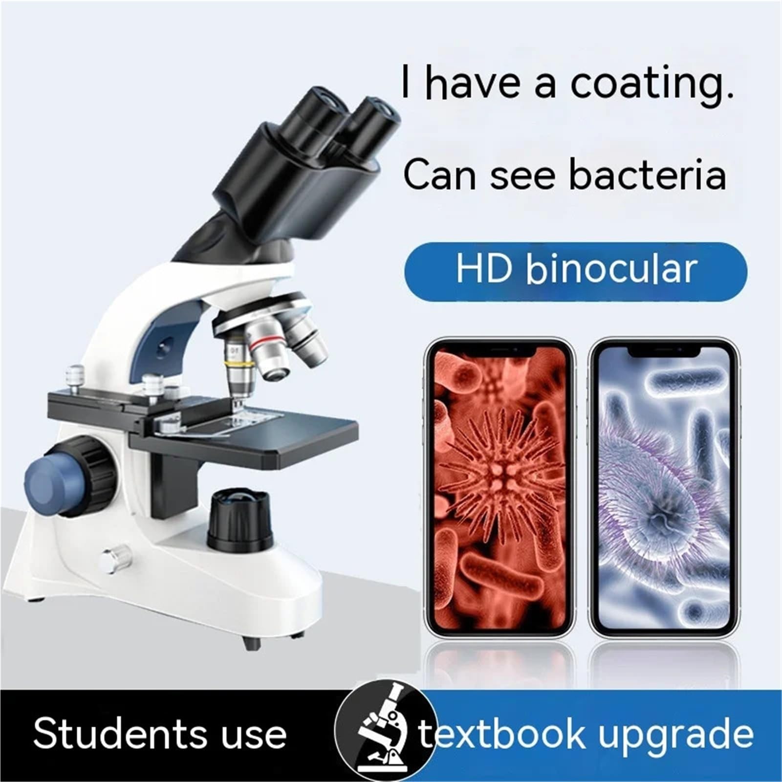 Microscopio Microscopio biológico binocular profesional 40-1600X electrónico de alta potencia