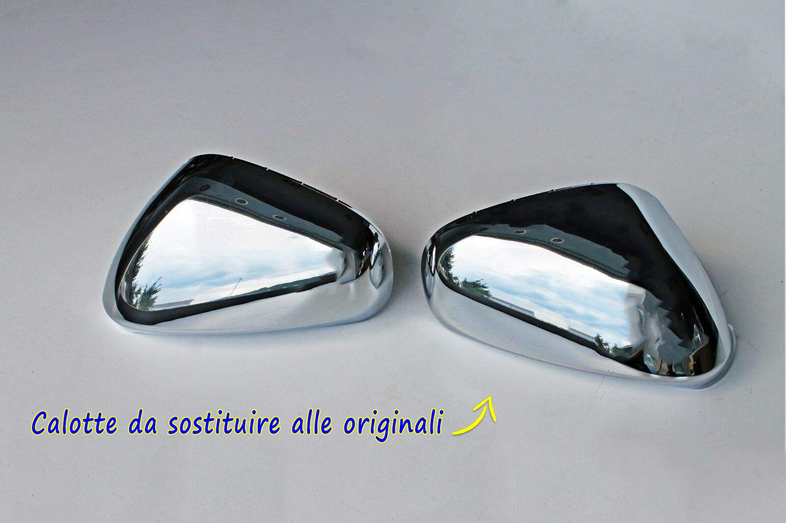 Generico Calotte Giulietta cromate specchietti cromati a Specchio per 2 Calotta Kit Tuning 99820-99830