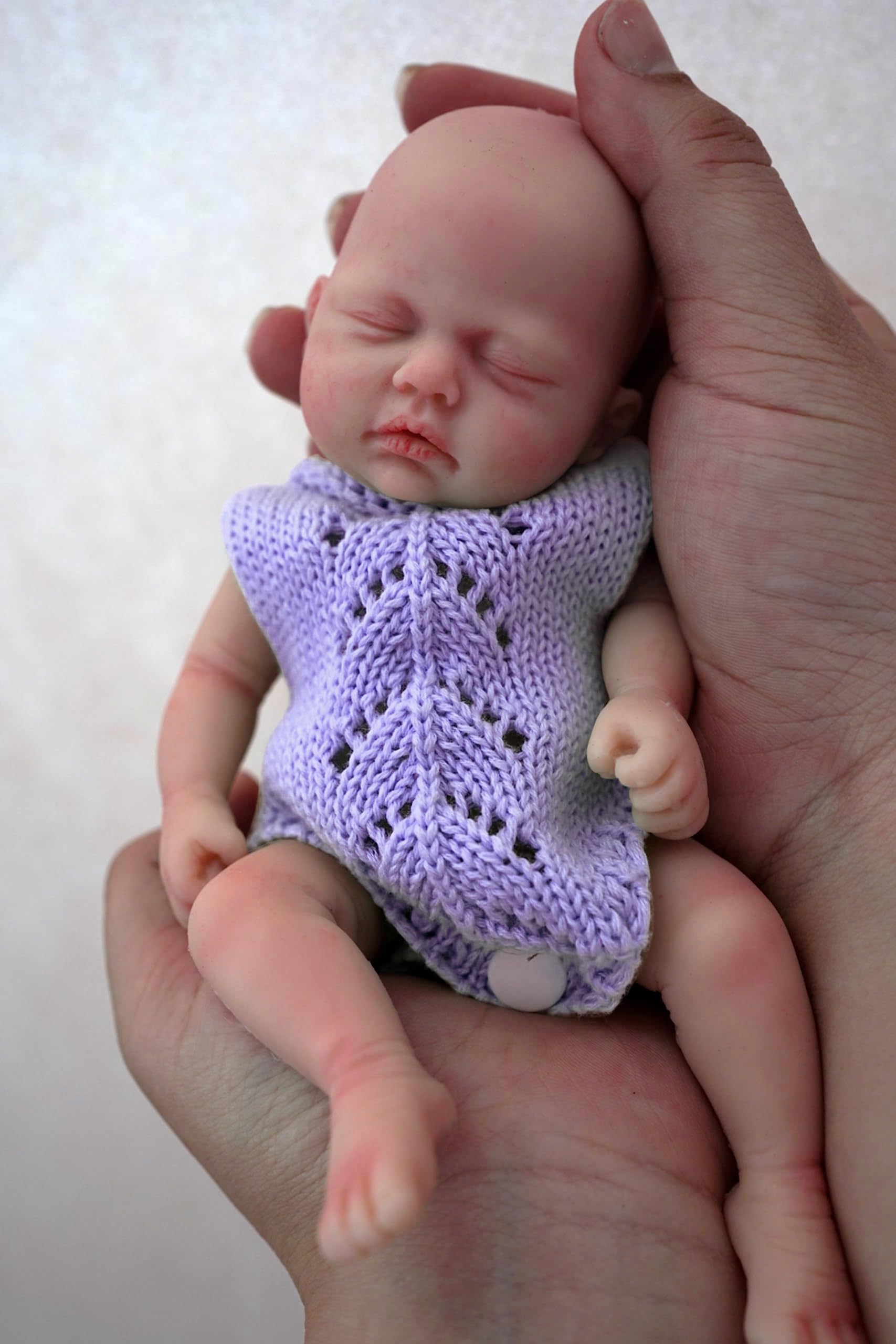 Miaio Reborn Babypop 7 Inch Siliconen Pop Jongen Mini Realistische Pasgeboren Babypoppen Siliconen Full Body Stress Relief voor Volwassenen Hand Miaio Reborn Babypop 7 Inch Siliconen Pop Jongen Mini Realistische Pasgeboren Babypoppen Siliconen Full Body Stress Relief voor Volwassenen Hand