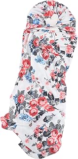 BIUDECO 1 Conjunto De Envoltório De Bebê Envoltório Para Recém-Nascidos Meninas Terno Envoltório Para Recém-Nascidos Bebê Menina Cobertor De Envoltório Com Chapéu Envoltório De Envoltório