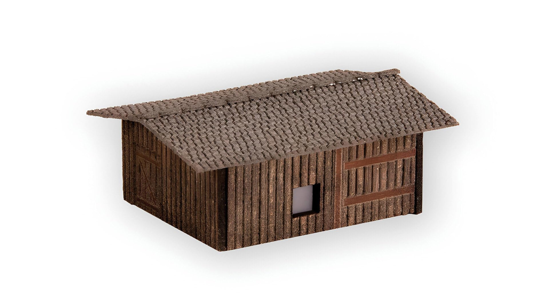 NOCH Kleingebäude-Set, 3-teilig, Laser-Cut Modelle für Modellbahnen Spur Z, Szenengestaltung