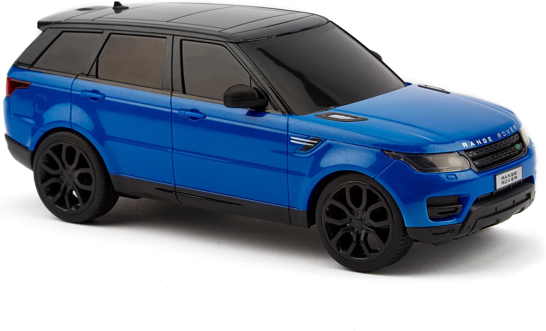 CMJ RC Cars Range Rover Sport Remote Control Car 1:24 scale with Working LED Lights, Radio Controlled Supercar (Range Rover Sport Blue)