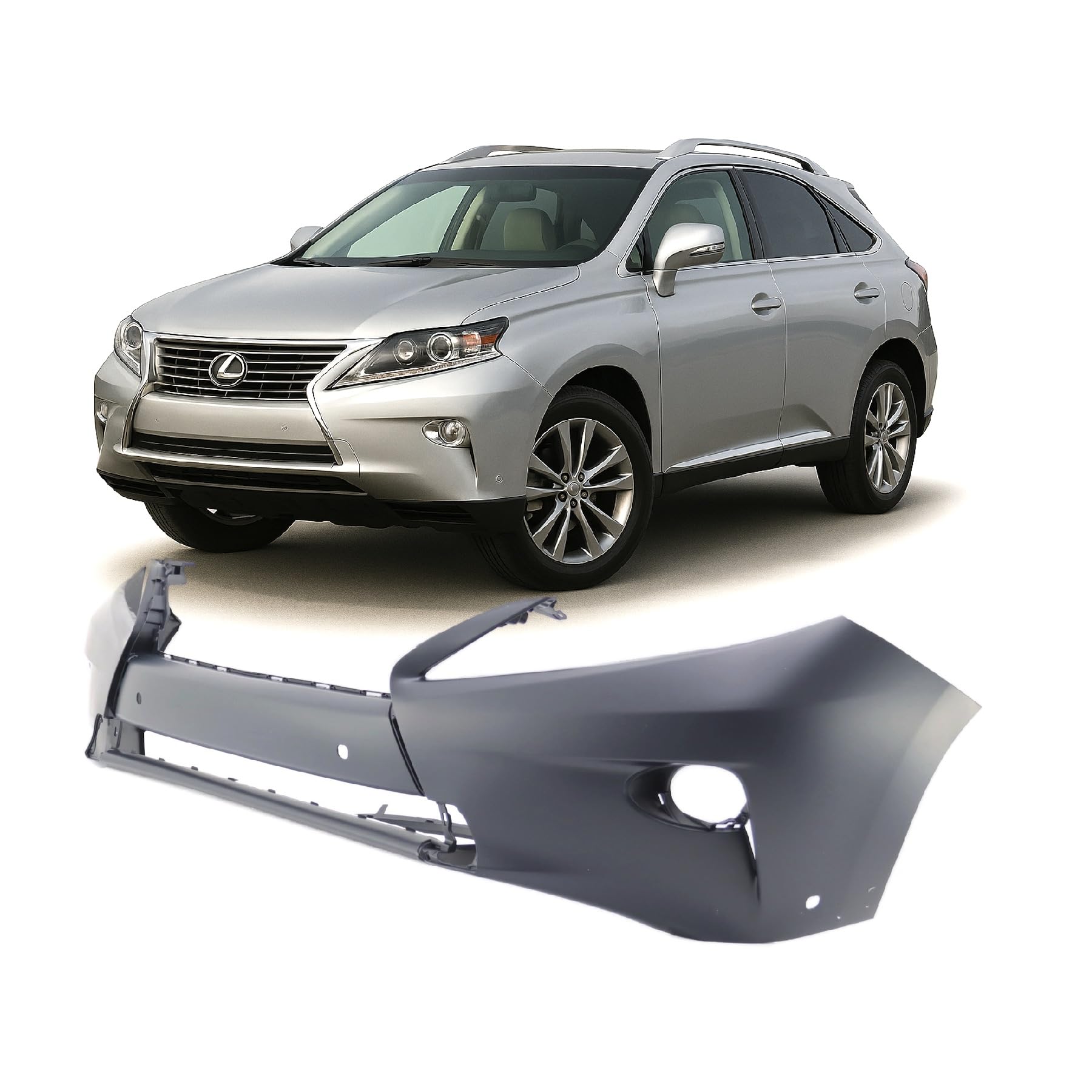 FitParts Compatible with Lexus RX450h, RX350 2013–2015 Front Bumper Cover