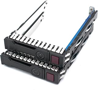 Lot of 2Pcs 2.5" SFF SAS SATA SSD Hard Drive Carrier Tray Caddy 651687-001 651699-001 for Proliant ML350 DL360p DL380P DL160 Gen8 G8 Gen9 G9 with 4 Mounting Screws by BTHEBKRS