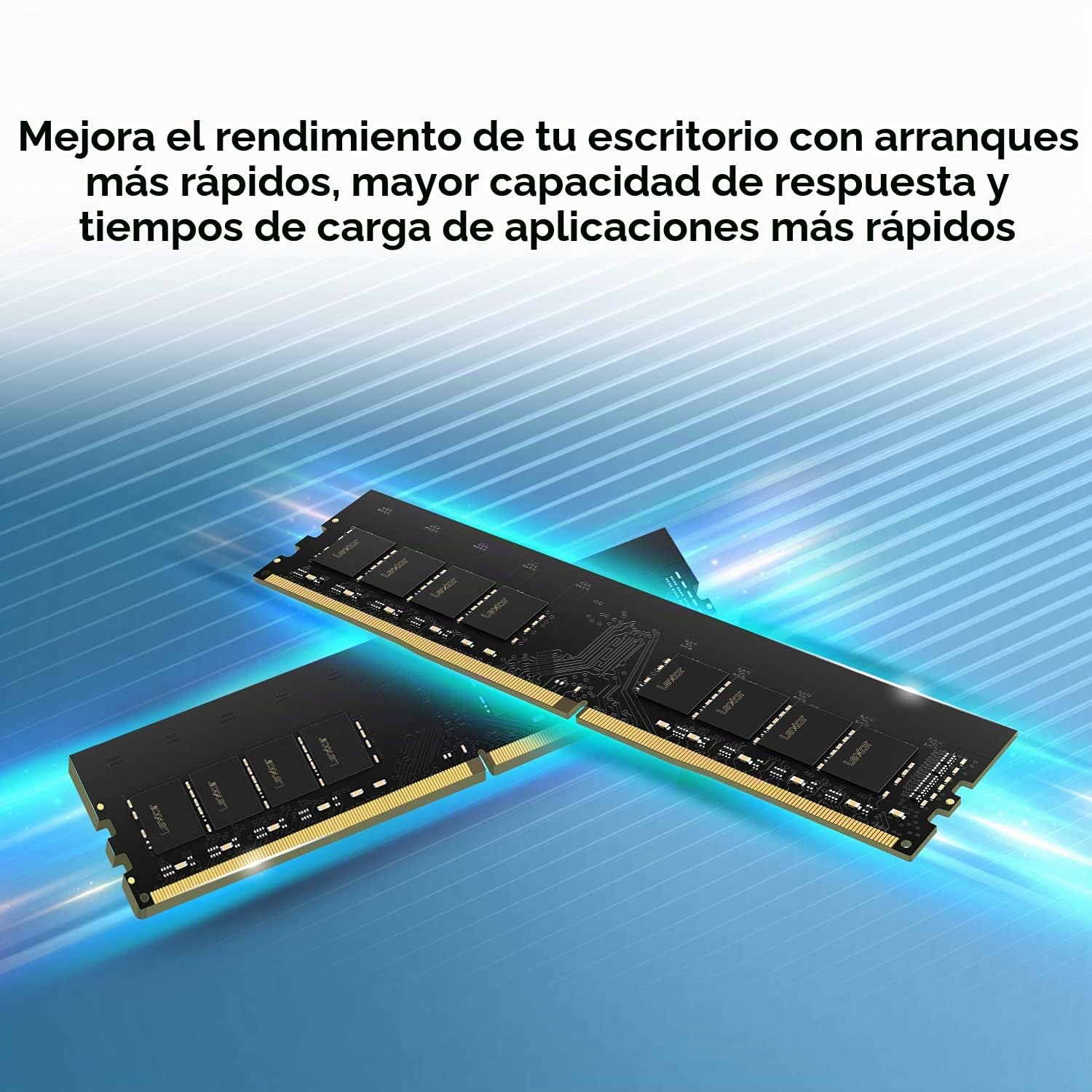 Memoria RAM Lexar LD4AU016G-B3200GSST 16 GB CL22 DDR4 3200 MHz - Marca: Lexar - EAN: 0843367123803