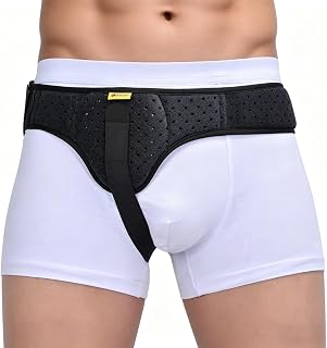 Tenbon Hernia Belts for Men and Women Left or Right Side Hernia Support Truss for Inguinal Groin Pain with Removable Compression Pads for Pref or Post-Surgical, Femoral, Comfortable Adjustable Waist Strap Guard | Groin Pain Support Truss, Post-Surgery Recovery Care with Breathable Compression Pad & Adjustable Waist Straps