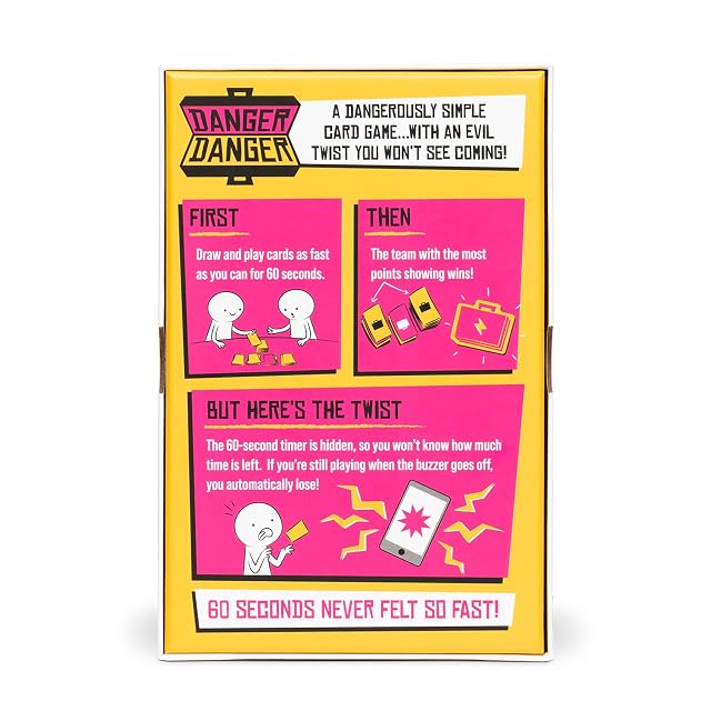Foto 4 de 6 de Exploding Kittens - Danger Danger: A 10 Minute Team Card Game - Outwit, Outplay, Outscore!