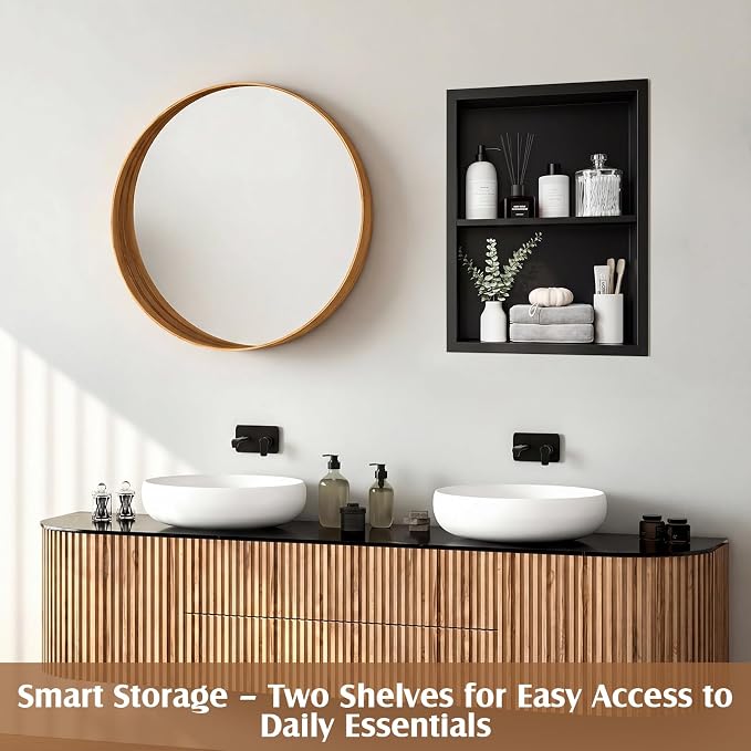 Botiquín Empotrado para Baño 14x18 Pulgadas Acero Inoxidable miniatura 6