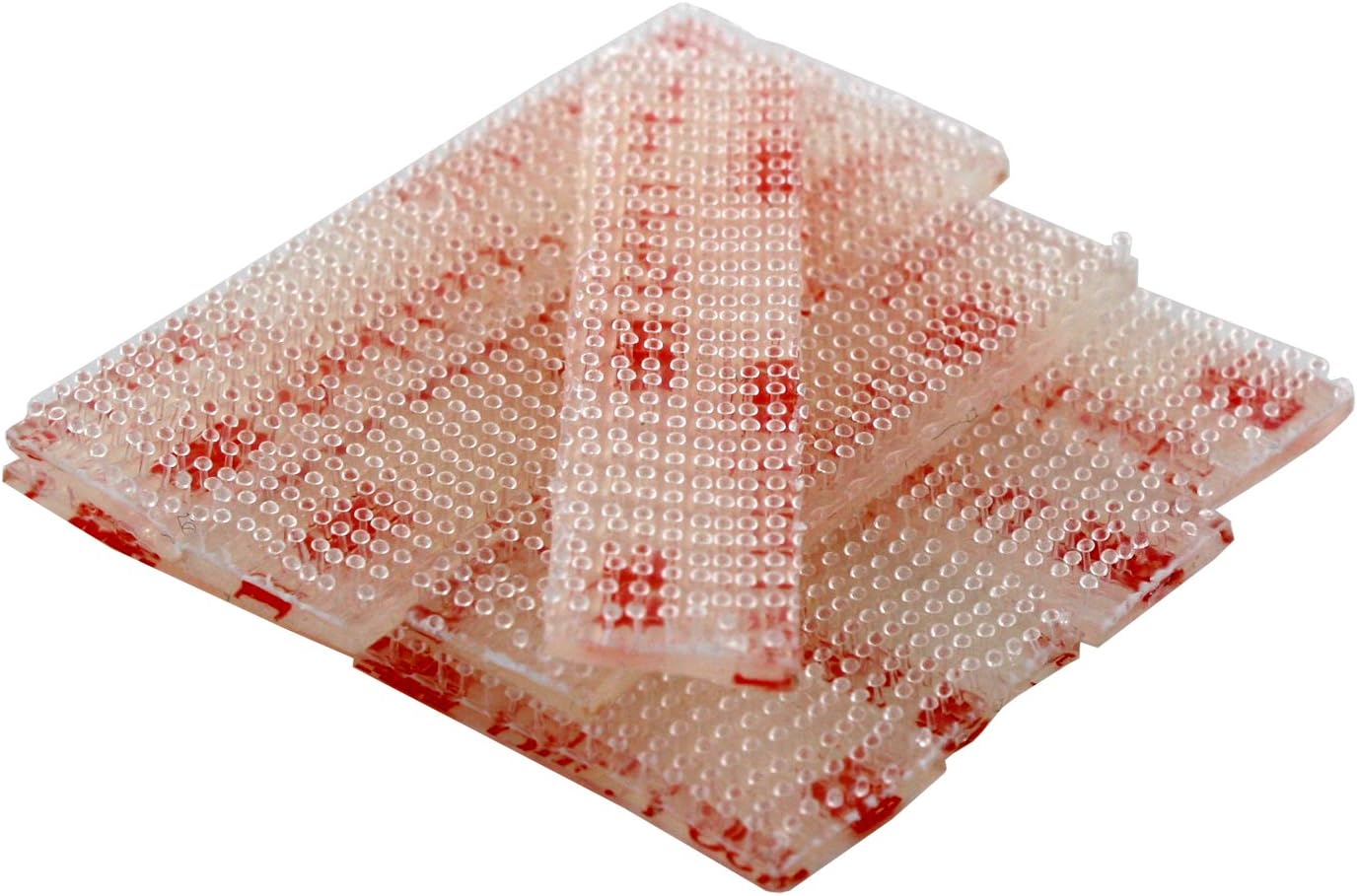 Toll Tape Dual Lock Replacement E-ZPass Mounting Strips, Clear, Set of 8 Strips (Bundle)