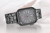 Vista 247 de Lightweight Resin Band For Apple Watch Series 11 10 SE 9 8 7 6 5 4 3 2 1 Ultra 3 2, Fashion Adjustable Replacement Strap for iWatch Bands 38mm 40mm