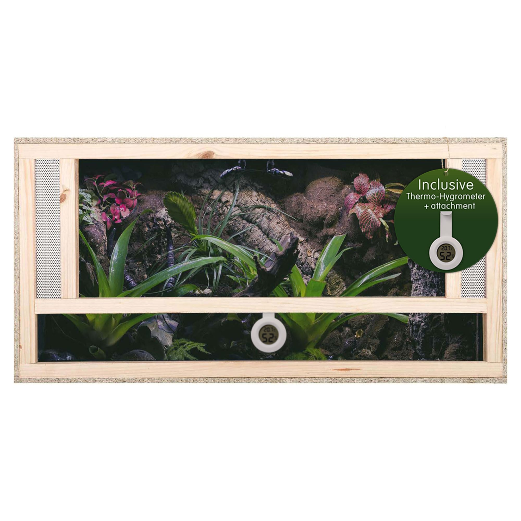 Gecko Run Repiterra Holz Terrarium Mit Seitenbelüftung 100x60x60cm