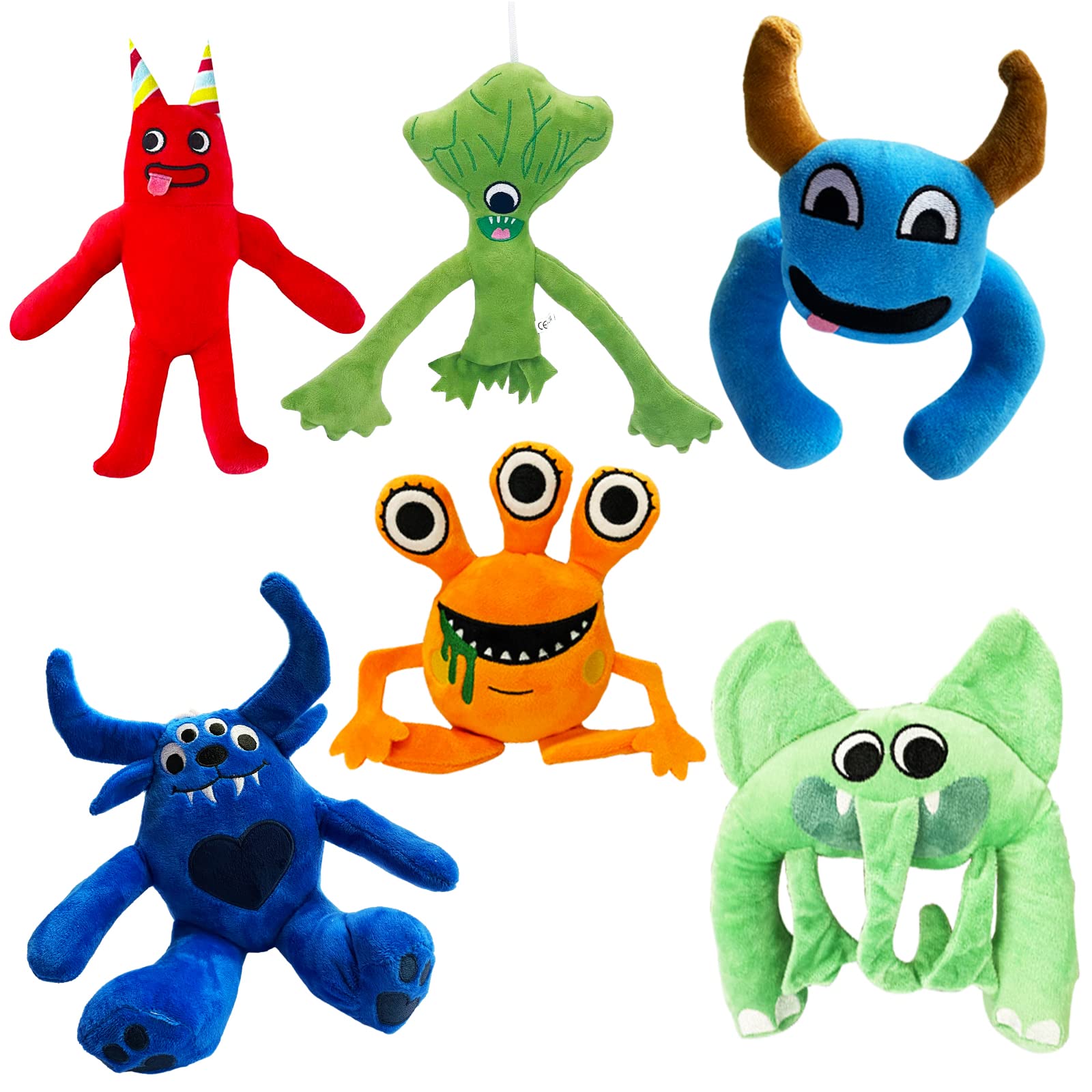 Amazon.co.jp: Ban Ban ぬいぐるみ 6個 バンバンのガルテンぬいぐるみ