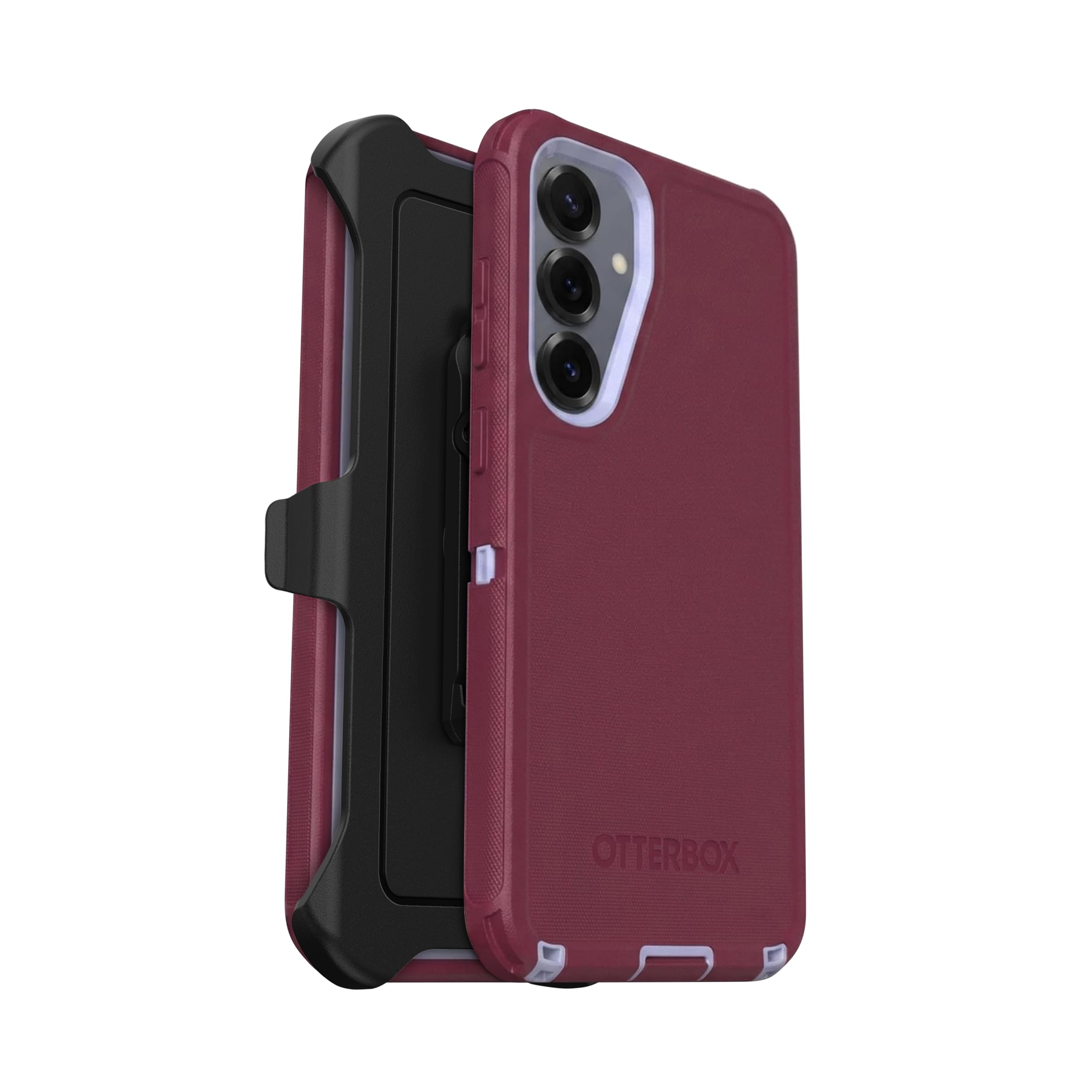 OtterBox Custodia della serie Defender per Samsung Galaxy S25+ e Galaxy S24+ (rosa e blu), include supporto a clip per fondina, robusta e durevole, con protezione per le porte, confezione non al