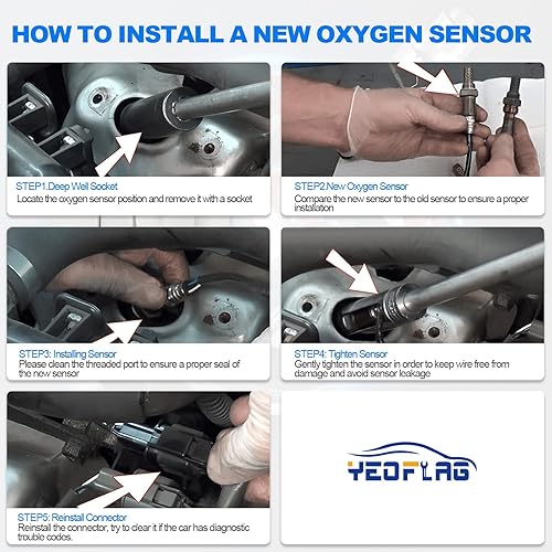 Miniatura 7 de Sensor O2 234-4668 Sensor de oxígeno de repuesto 15284, sensor 02 para Cadillac para Escalade, para Chevy para Malibu para Silverado para Suburban,