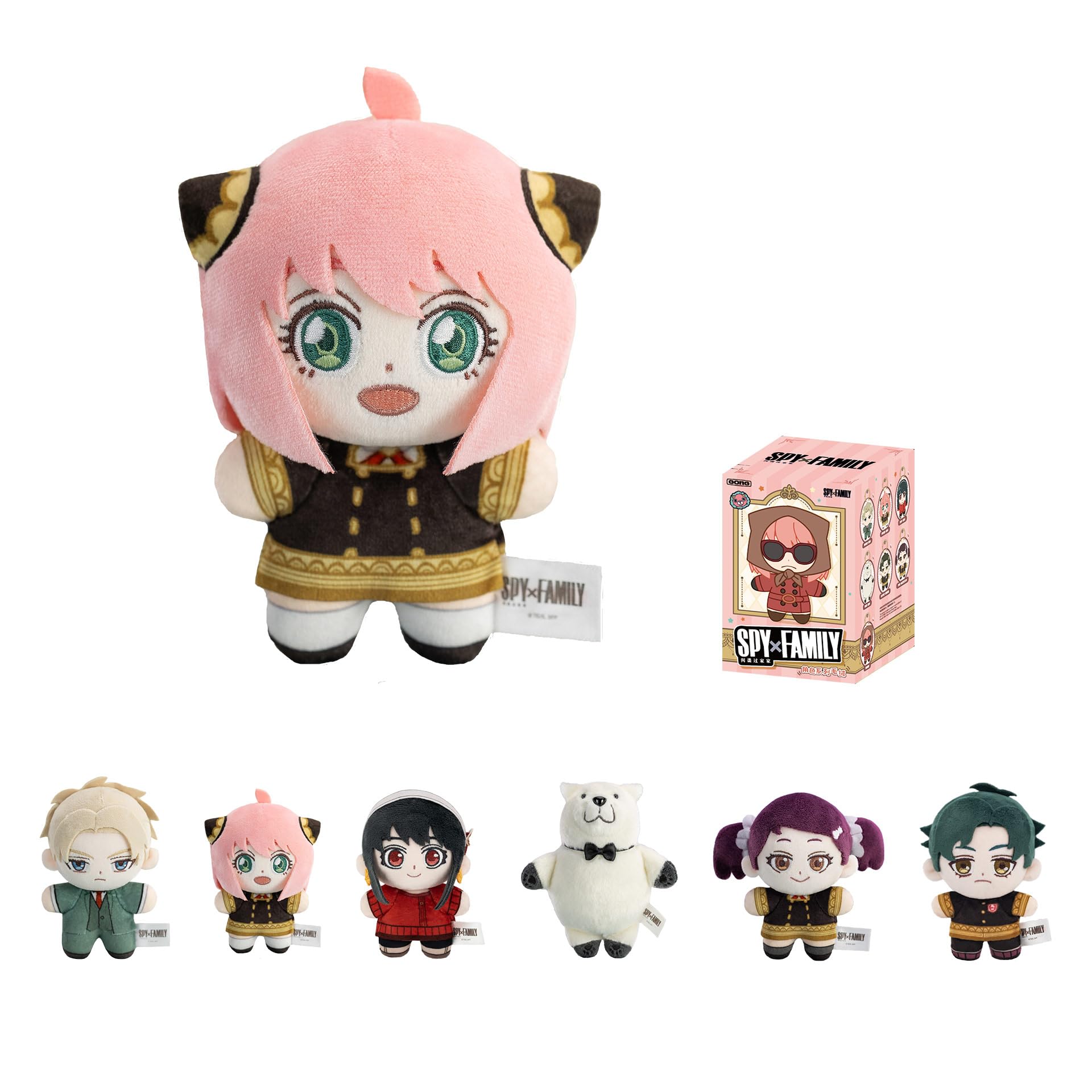 Amazon.com: POP MART SPY × FAMILY Character Series Plush Blind Box