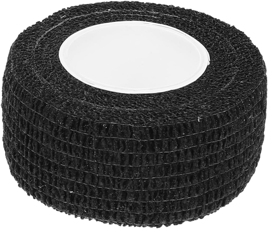 1roll Self-Adhesive Elastic Wrap Adjustable Stretch Bandage for Finger Breathable and Care Tape for Sports and First Aid