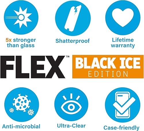 Miniatura 2 de Gadget Guard Protector de pantalla Flex para iPhone 13 Pro Max, protector de pantalla inastillable, 5 veces más fuerte que el vidrio templado,