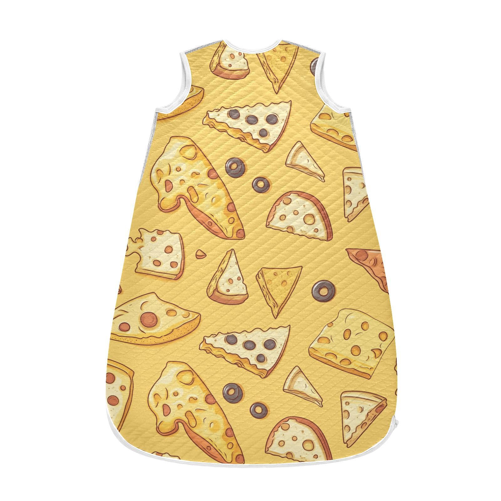 vvfelixl Cute Cheese Baby Sleeping Bag Sleep Sack,Baby Wearable Blanket Sleep Suit for 0-6 Months