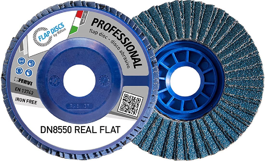 DISCO LAMELLARE REAL FLAT ALLO ZIRCONIO GRANA 40 Ø MM 115 FERVI DN8550.112 PZ 10