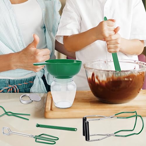 Miniatura 2 de Juego de suministros de enlatado, kit de 11 piezas, herramientas de enlatado, kit de accesorios para el hogar para tarros Mason - cepillo de