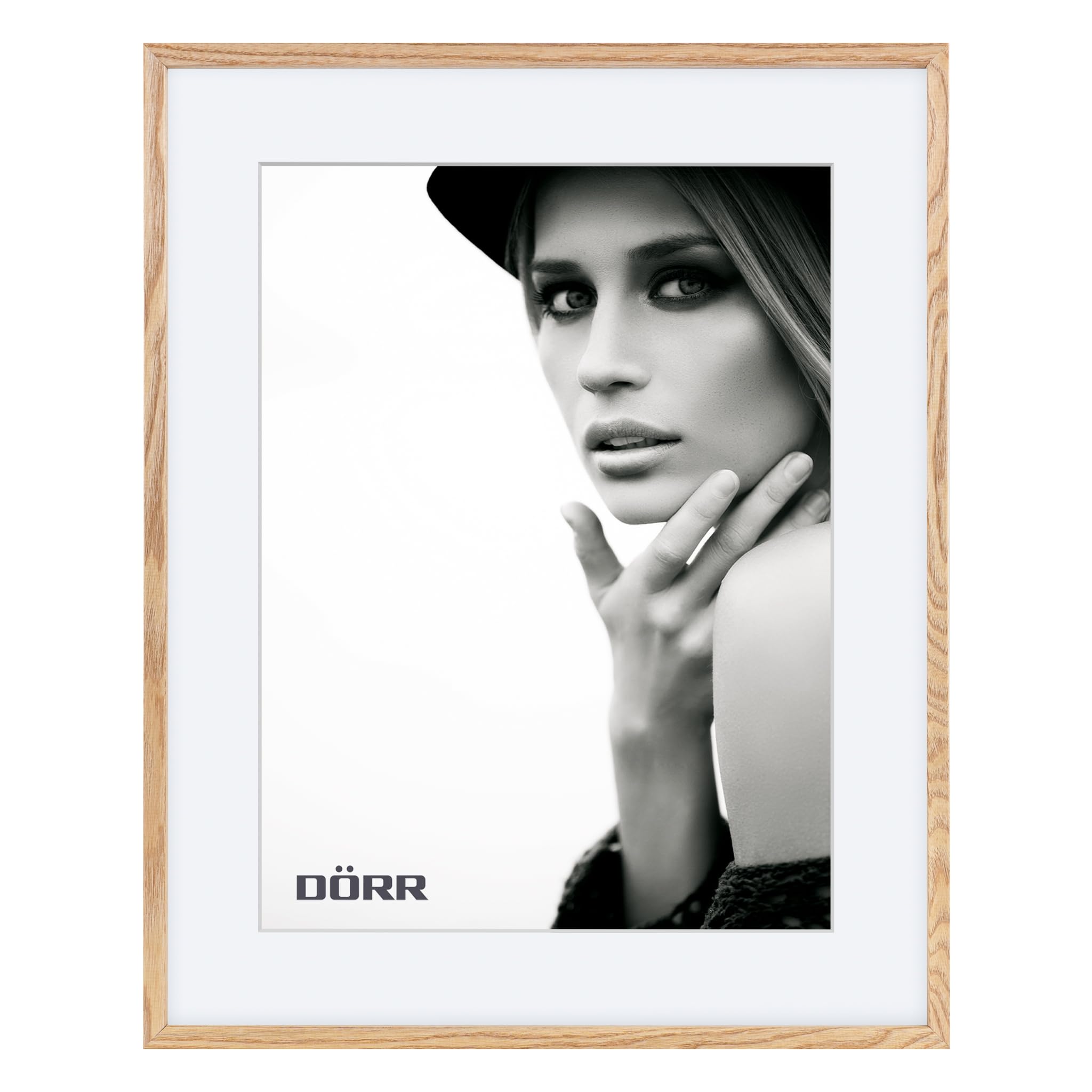 DÖRR Bilderrahmen Oakwood Flat 50x70 Hellbraun, Fotos, Poster, Urkunden
