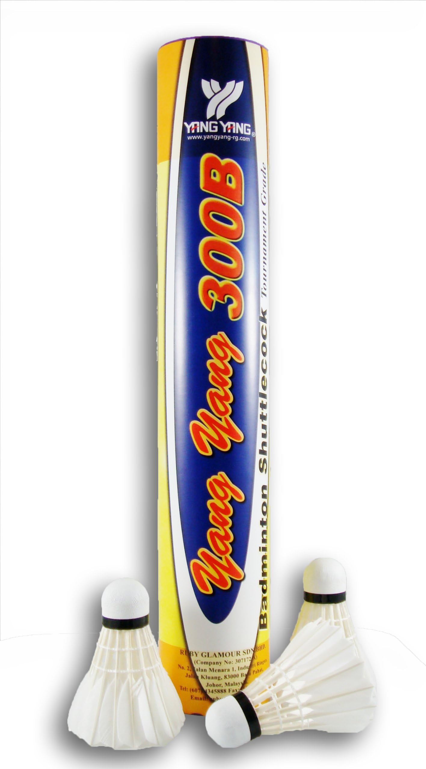 Yang Yang 300B Shuttlecock - Tournament Grade - IBF, FFBA & NBF Approved