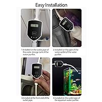 Vista 4 de medidor TDS en línea, medidor digital de calidad del agua TDS y medidor de medición de PPM para sistema RO-RODI, monitor de agua potable, acuarios