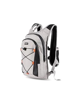 CarryPro Trail 15L Hiking Backpack Waterproof - Lightweight Daypack for Trekking, Travel Bag & Outdoor Use Durable Water-Resistant Rucksack with Grab Handle & Comfortable Shoulder Straps, (Mist Grey)