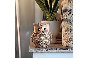Charming Antique Brass Owl Statue for Home Decor