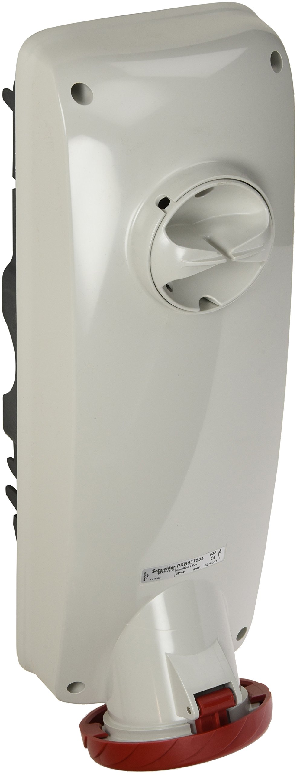 Schneider Electric PKB63T535 Unika Base con interruptor de bloqueo 63 A 3P+N+T 380-415 VCA IP65 empotrable