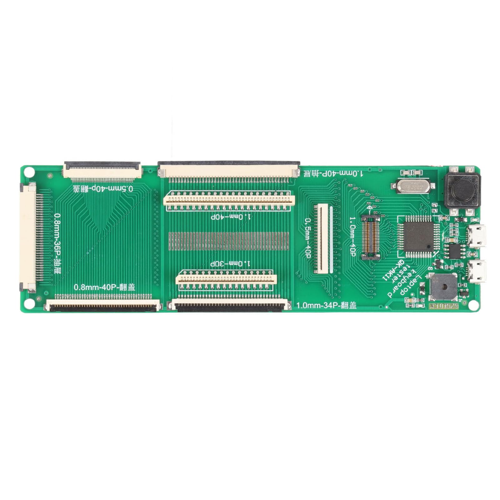 Testeur de clavier d'ordinateur portable avec interface USB, appareil de test universel pour ordinateur portable, support d'interface DIY, câble de données inclus, pour tous les claviers