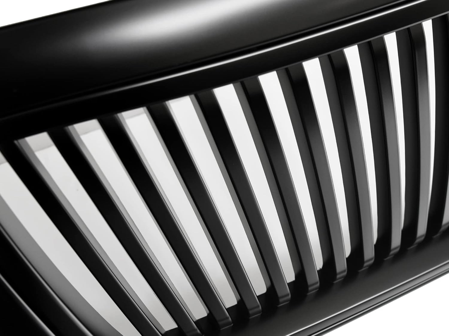 Armordillo Vertical Style Front Grille|Compatible With 2004-2008 Ford F150|8721421|Matte Black|Front Hood Bumper Grille