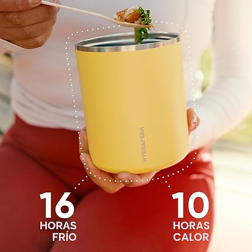 Miniatura 5 de Hydrapeak Tarro de alimentos aislado al vacío de acero inoxidable de 32 onzas para alimentos calientes y alimentos fríos, tarro de sopa a prueba
