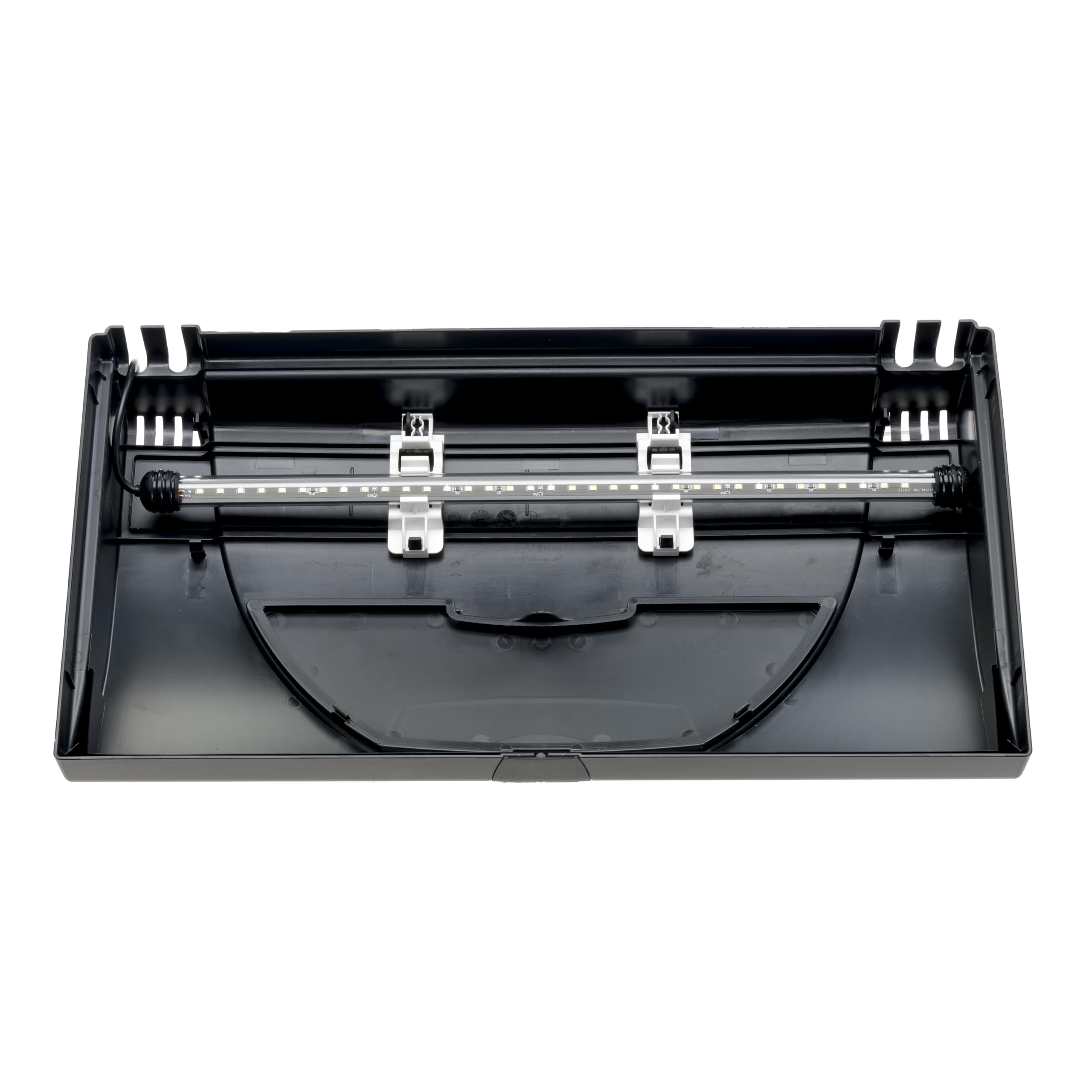 Hydor Acquario 40 Litri in Vetro per Pesci Tropicali o d'Acqua Dolce, Include: Lampada LED, Filtro Interno a 2 stadi per acqua cristallina, Riscaldatore, 52 x 27 x h 36 cm. Nero