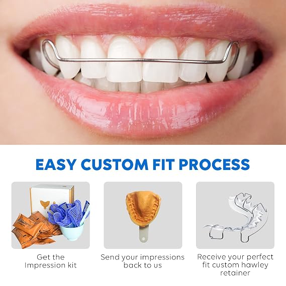 Hawley Teeth Retainers for Adults (Clear)