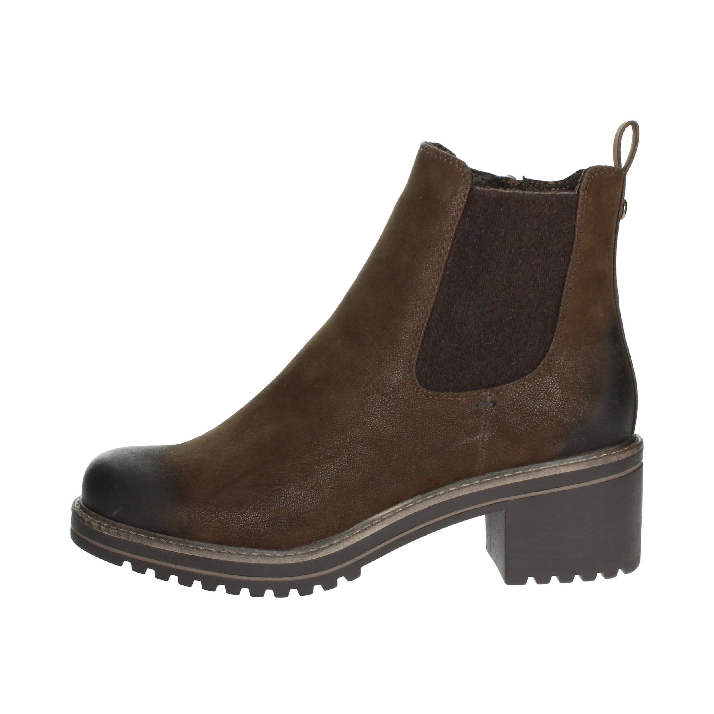 MARCO TOZZI Women' Chelsea 2-25421-43 Boot, Cafe Nubuck, 4 UK